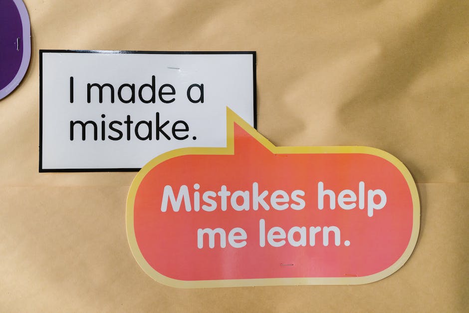 Mistakes help me learn